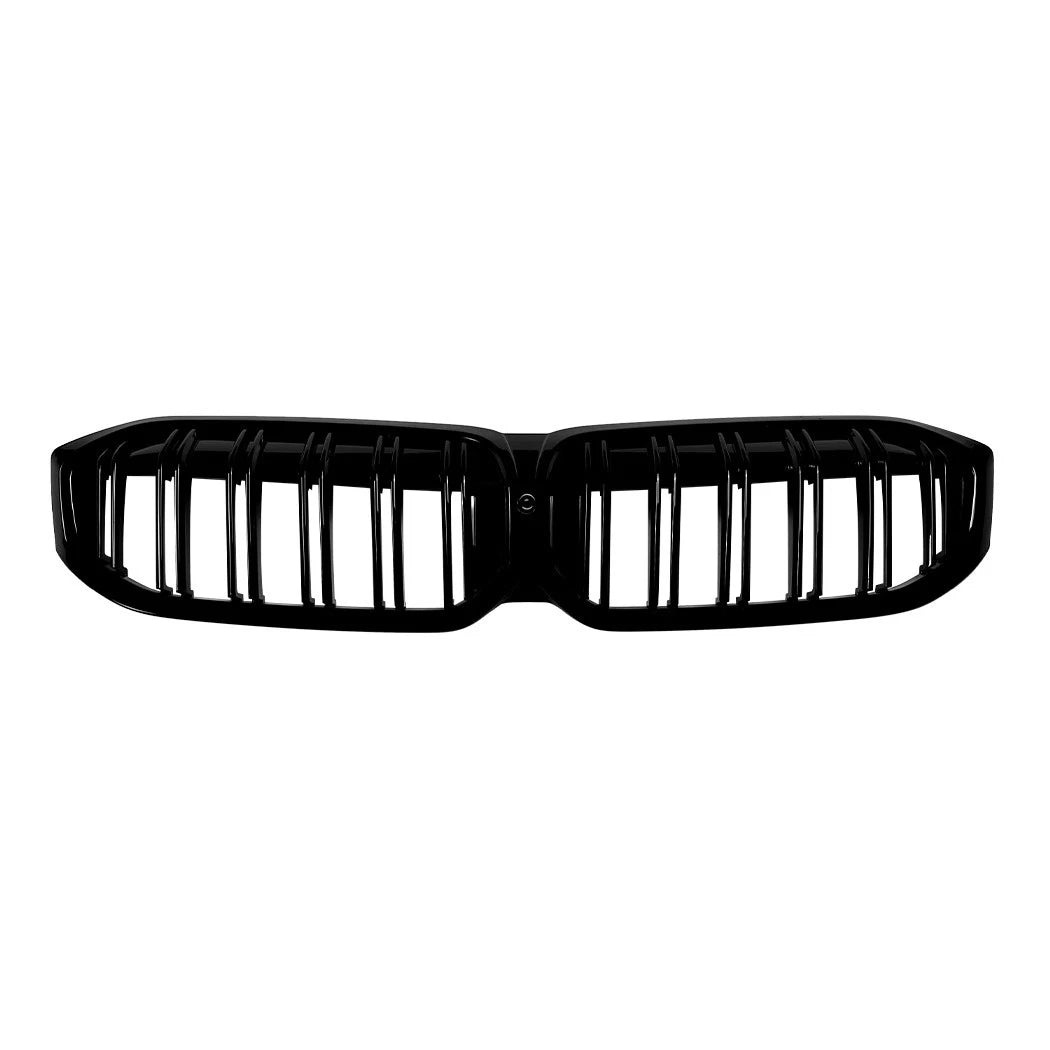 DOUBLE SLAT FOR BMW 3 SERIES G20 G21 LCI KIDNEY GRILL GRILLE GLOSS BLACK 2022+