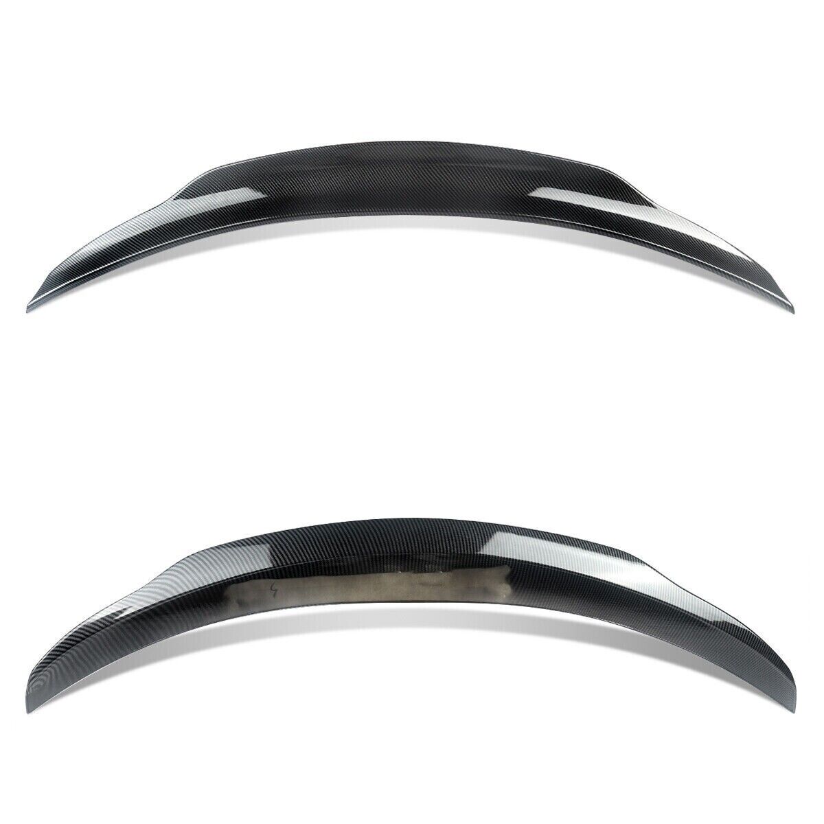 FOR MERCEDES C CLASS W205 RENNTECH PSM STYLE REAR BOOT SPOILER LIP CARBON LOOK