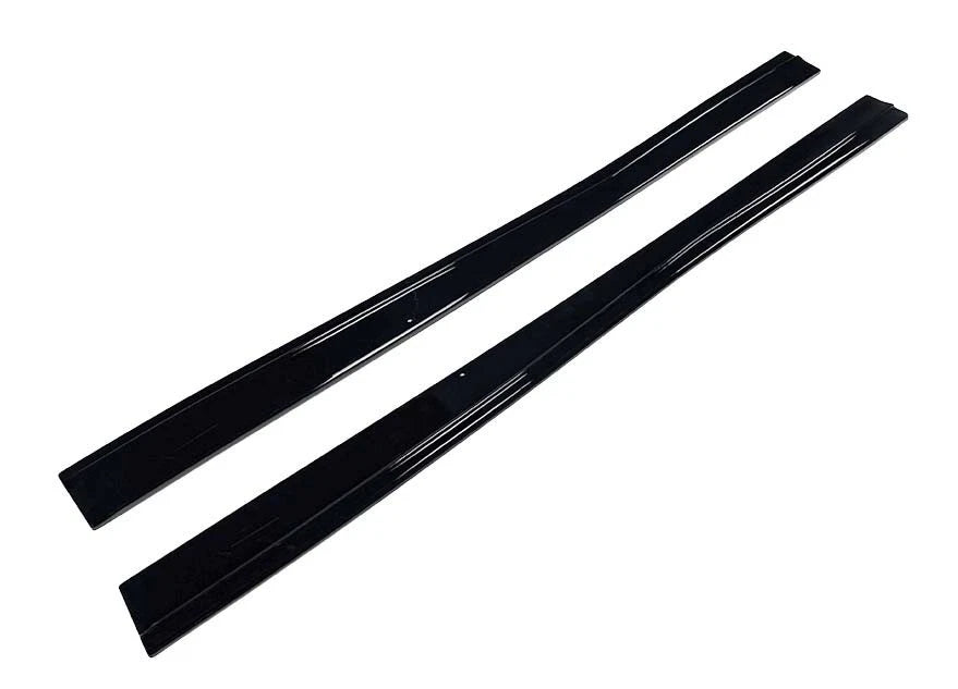 GLOSS BLACK SIDE SKIRTS SPLITTER FOR FORD FIESTA MK7 ST/ZETEC ST180 ST200 08-17