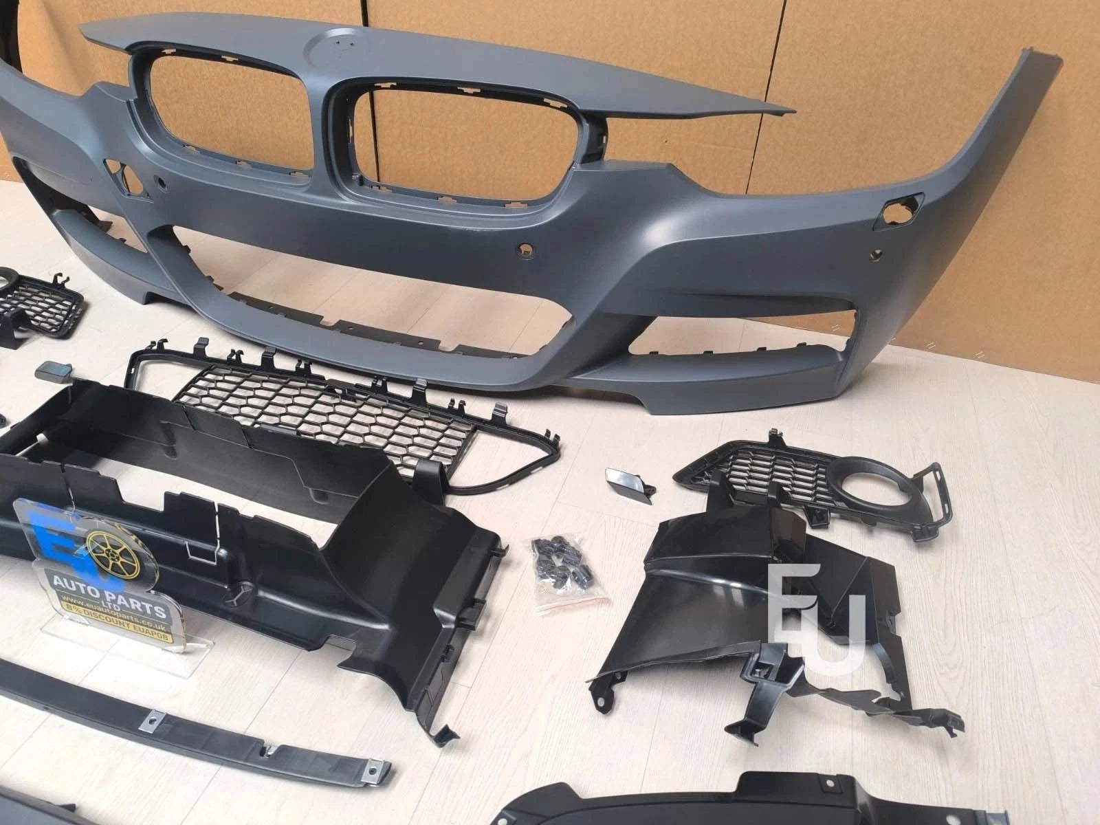 FOR BMW 3 SERIES F30 F31 M SPORT LOOK FRONT BUMPER BODYKIT W/PDC GRILL 2012-2019