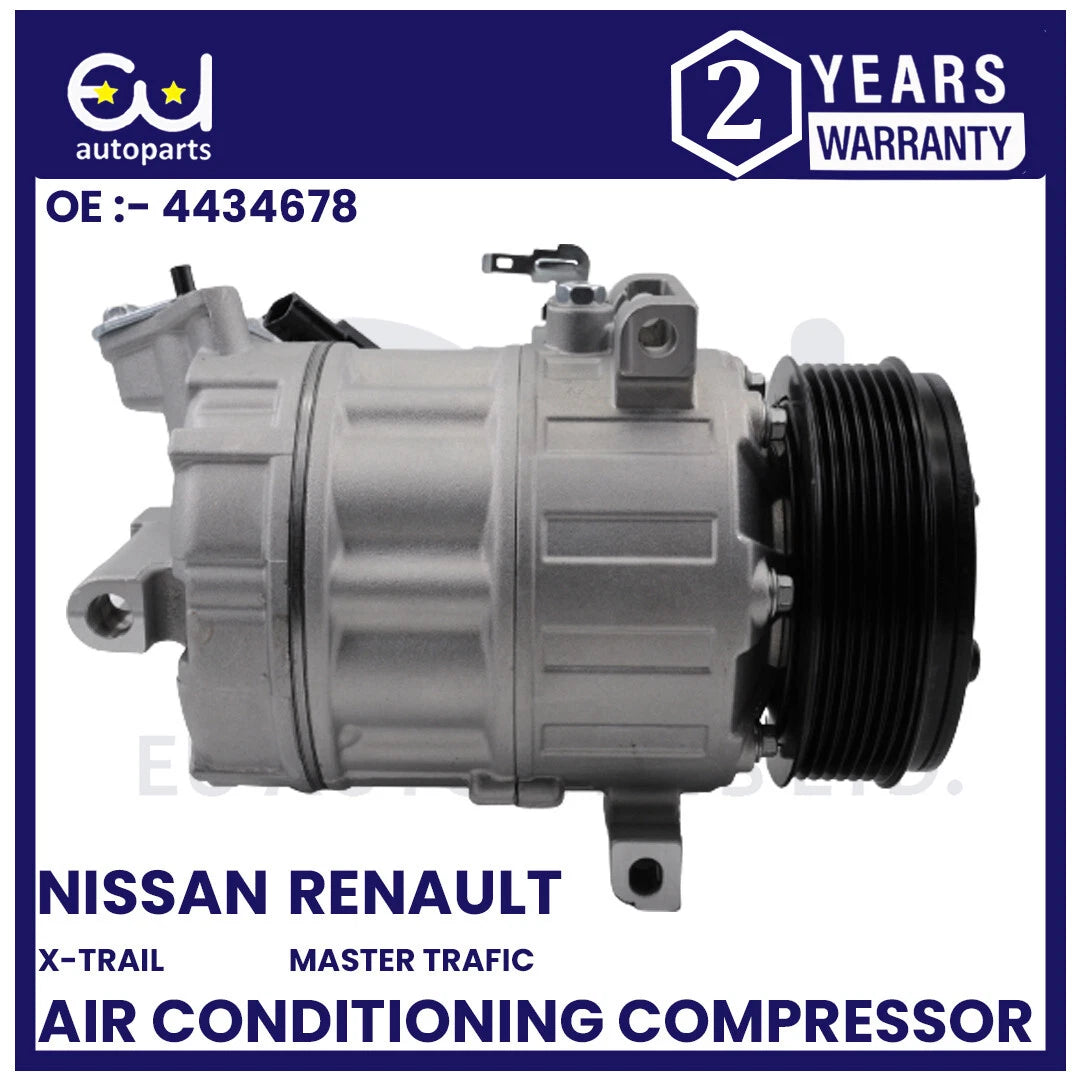 AIR CON AC COMPRESSOR FOR OPEL VAUXHALL VIVARO MOVANO NISSAN RENAULT TRAFIC MK2