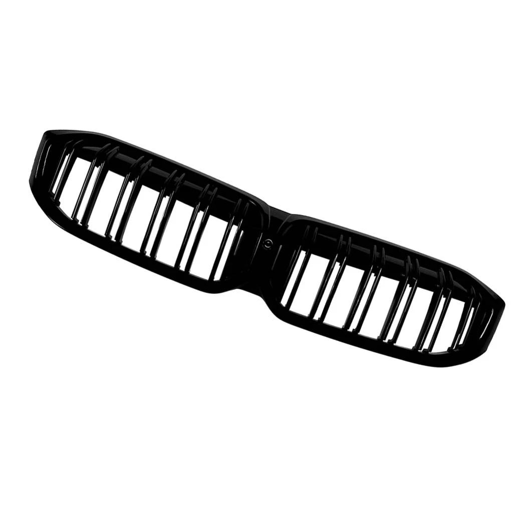 DOUBLE SLAT FOR BMW 3 SERIES G20 G21 LCI KIDNEY GRILL GRILLE GLOSS BLACK 2022+