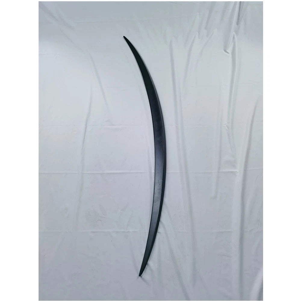 FOR MERCEDES E CLASS W213 SALOON C63 STYLE REAR BOOT SPOILER GLOSS BLACK 16-2020