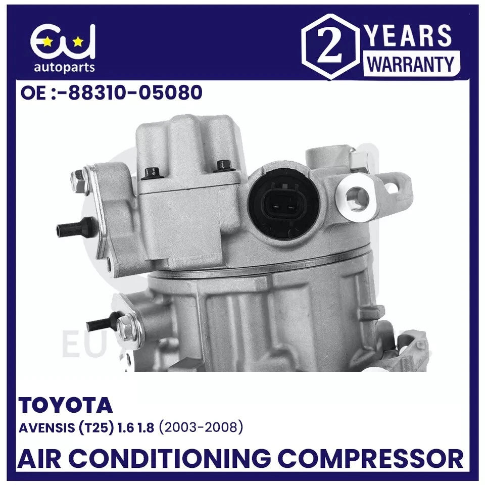 AIR CON A/C COMPRESSOR FOR TOYOTA AVENSIS T25 2003-2008 1.6 1.8 8831005080