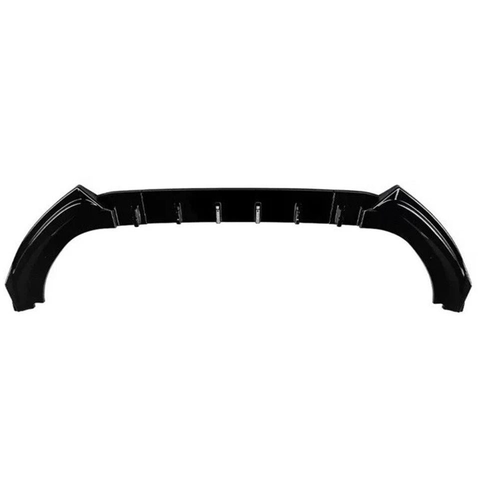 FOR FORD FIESTA ST LINE MK8 FRONT SPLITTER BUMPER  LIP AERO GLOSS BLACK 2018-21