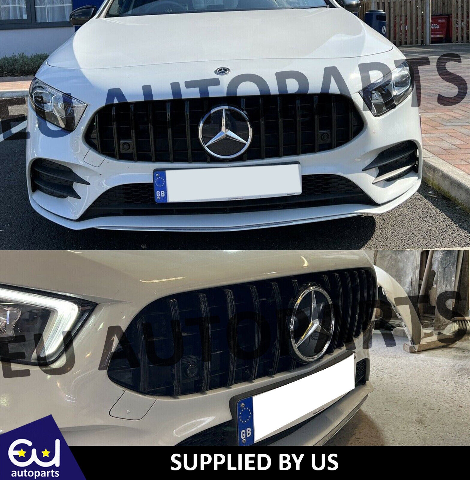 FOR MERCEDES BENZ A CLASS W177 2018 ON GLOSS PANAMERICANA GT FRONT GRILL GRILLE