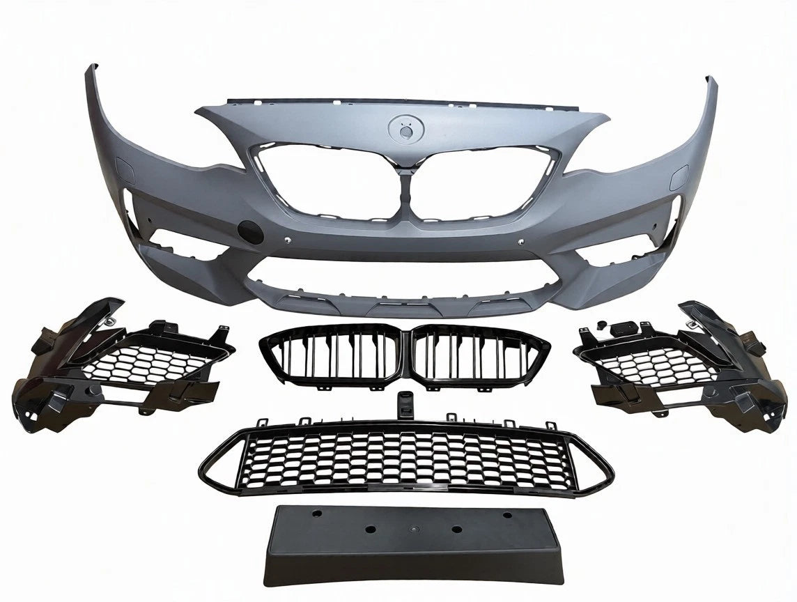 FOR BMW 2 SERIES F22 F23 M2 COMPETITION STYLE FRONT BUMPER WITH FRONT SPLITTER