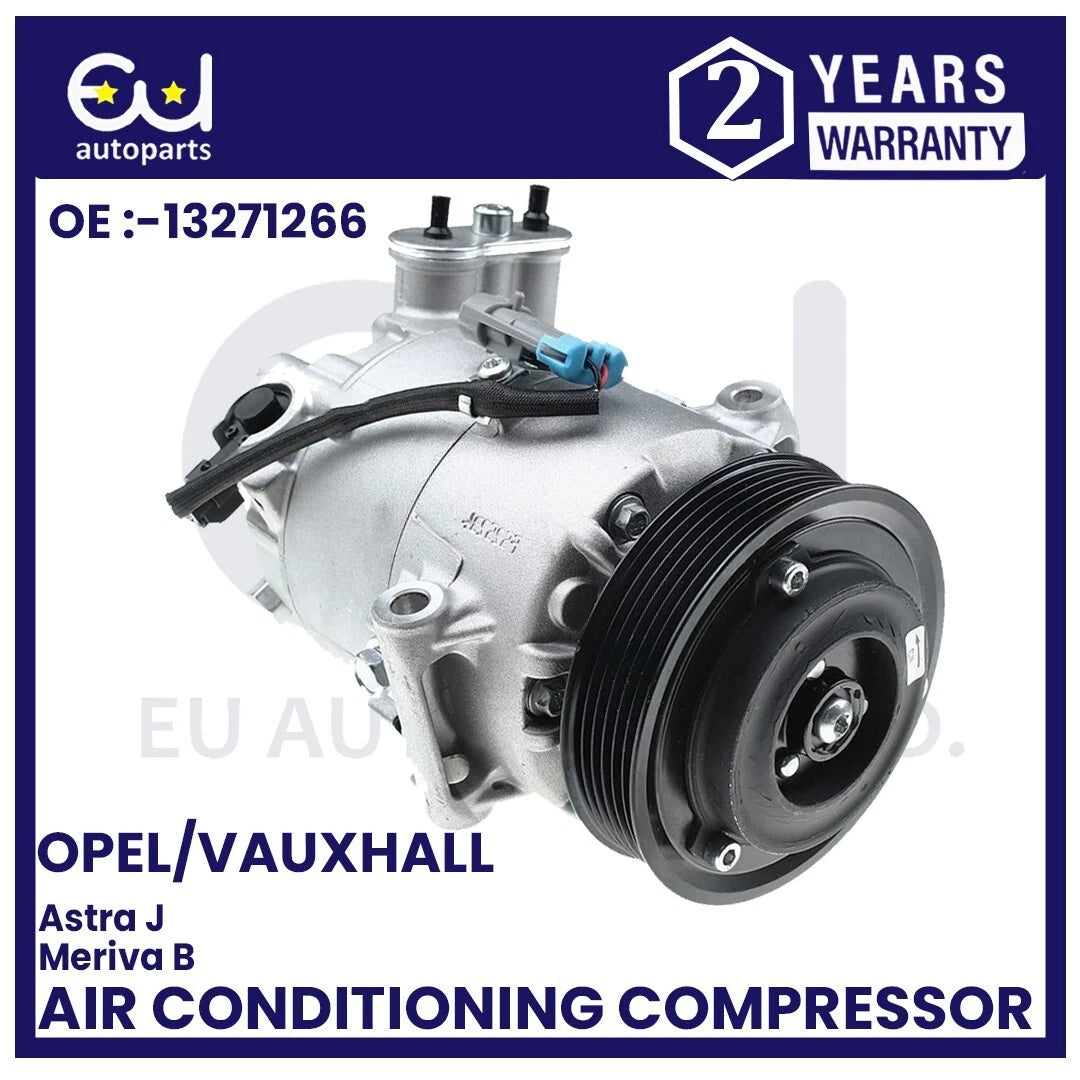 AIR CON A/C COMPRESSOR FOR VAUXHALL OPEL ASTRA J MK6 P10 MERIVA B MK2 1.3 1.7L