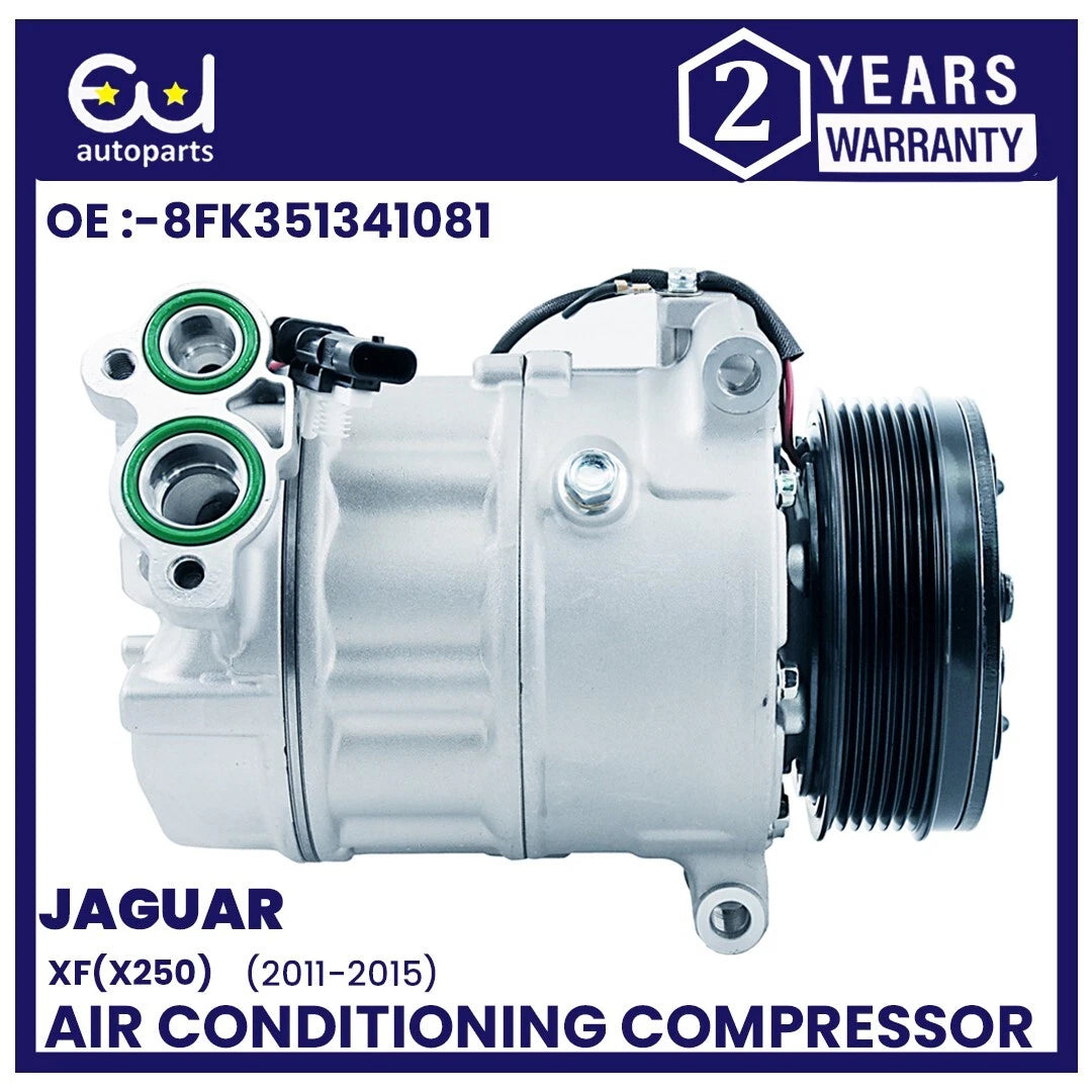AIR CONDITIONING AC COMPRESSOR FOR JAGUAR XF X250 11-15 2.2 D C2Z13666 C2Z29596
