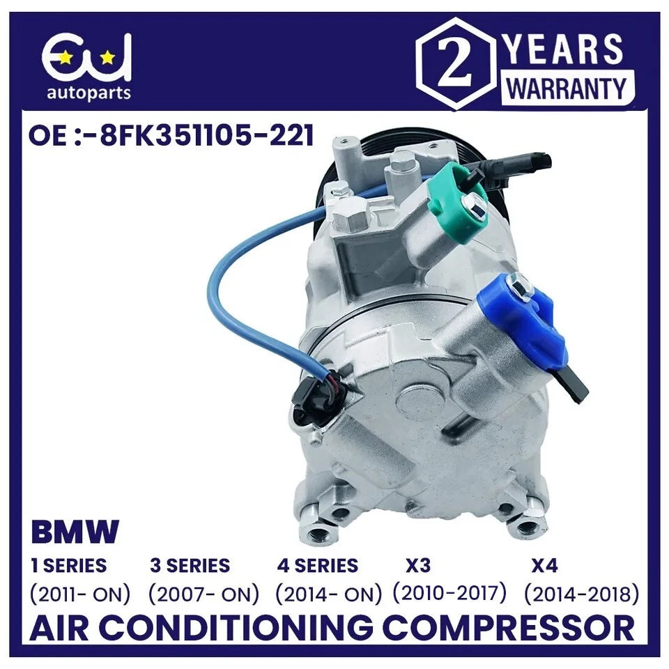 AIR CON AC COMPRESSOR PUMP FOR BMW 1 3 4 SERIES X3 X4 F20 F30 F32 F25 F26 E90