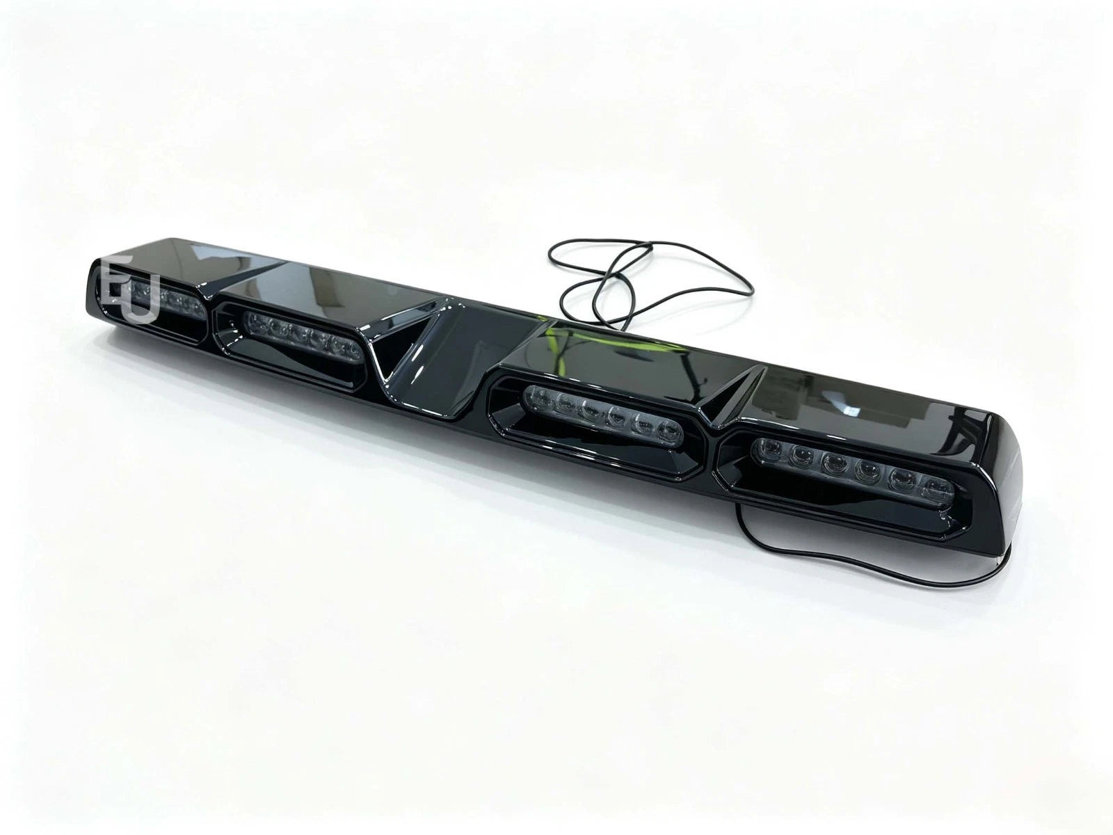 ROOF LIGHT BAR DRL LED LIGHTS GLOSS BLACK FOR TOYOTA HILUX MK8 MK9 2014+