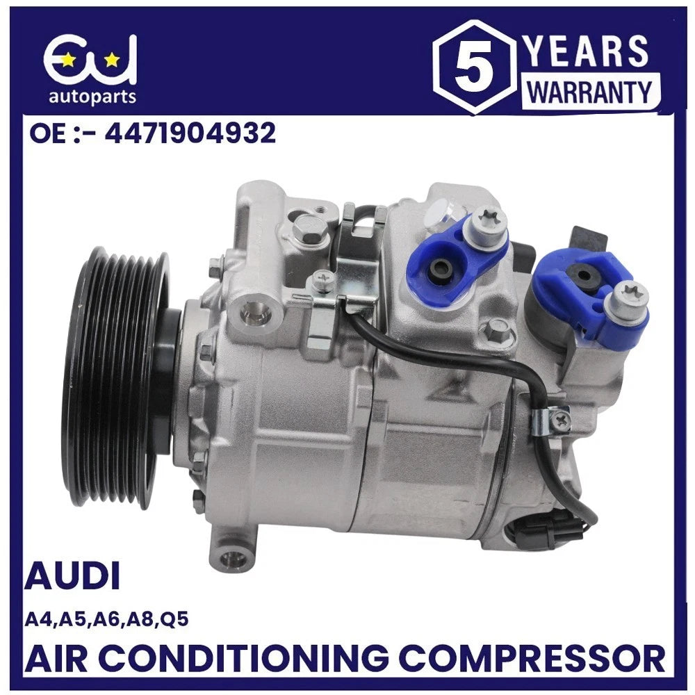 AIR CON AC COMPRESSOR PUMP FOR AUDI A4 B8 8K A5 8T A6 C5 A8 Q5 8RB DCP02014