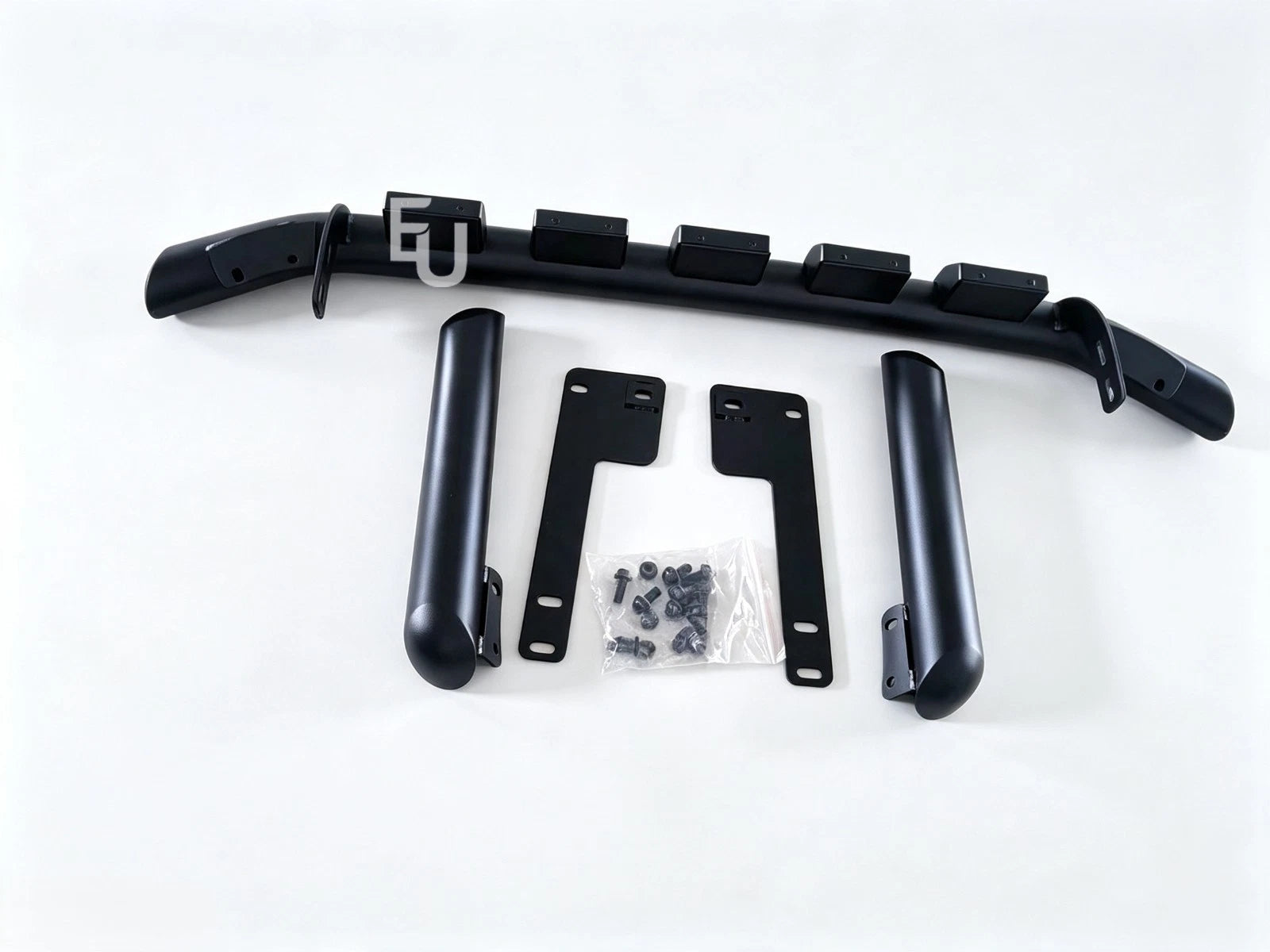 FRONT BUMPER CITY NUDGE BULL BAR BLACK FITS FOR TOYOTA HILUX MK8 2015-2024