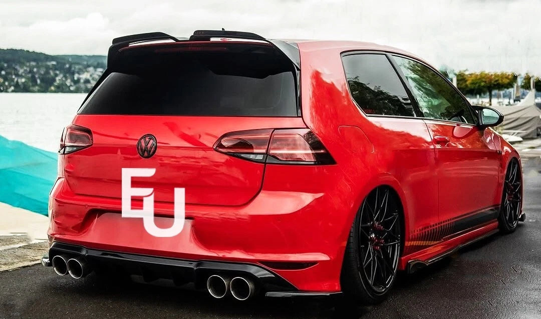 FOR VW GOLF MK7 MK7.5 R GTD GTI OETTINGER STYLE REAR ROOF BOOT SPOILER 13-21