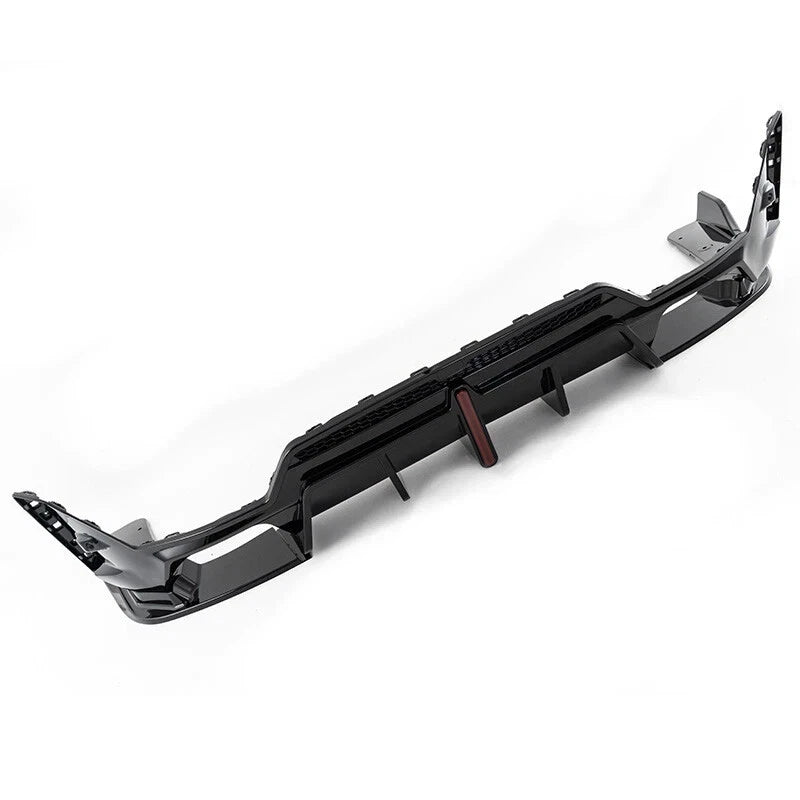 FOR BMW 3 Series G20 G21 LCI REAR DIFFUSER SPOILER LIP W/ LED LIGHT 2023 ONWARDS