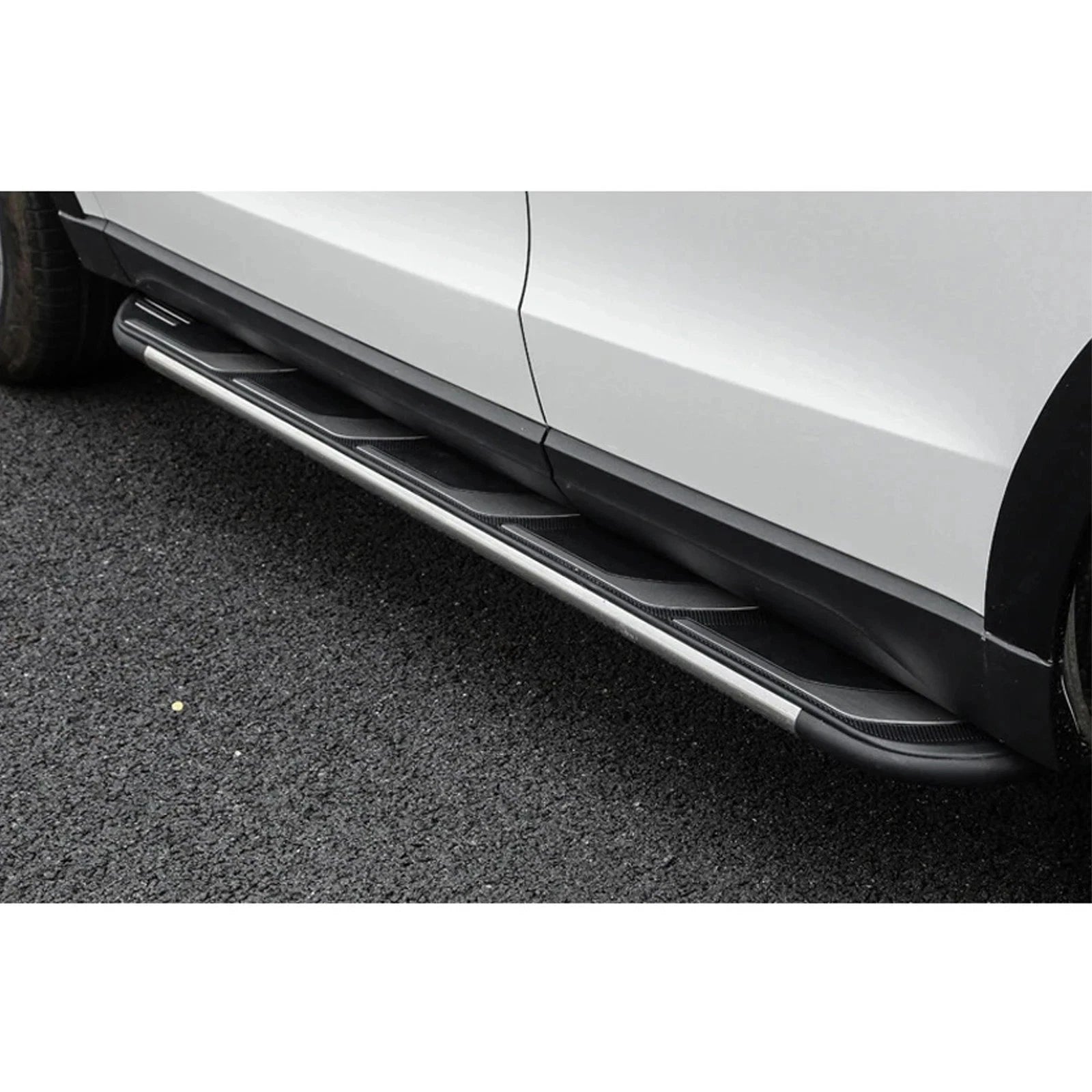 ALUMINIUM RUNNING BOARD SIDE STEPS FIXED FOOT RAIL FOR AUDI Q5 S LINE 80A 2018+