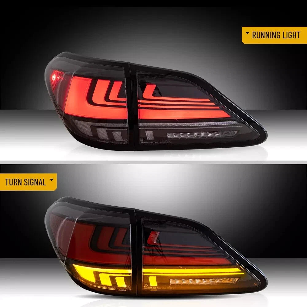 FOR LEXUS RX350 450H 2010-2015 FULL LED SEQUENTIAL TAIL LAMP LIGHTS W/ANIMATION