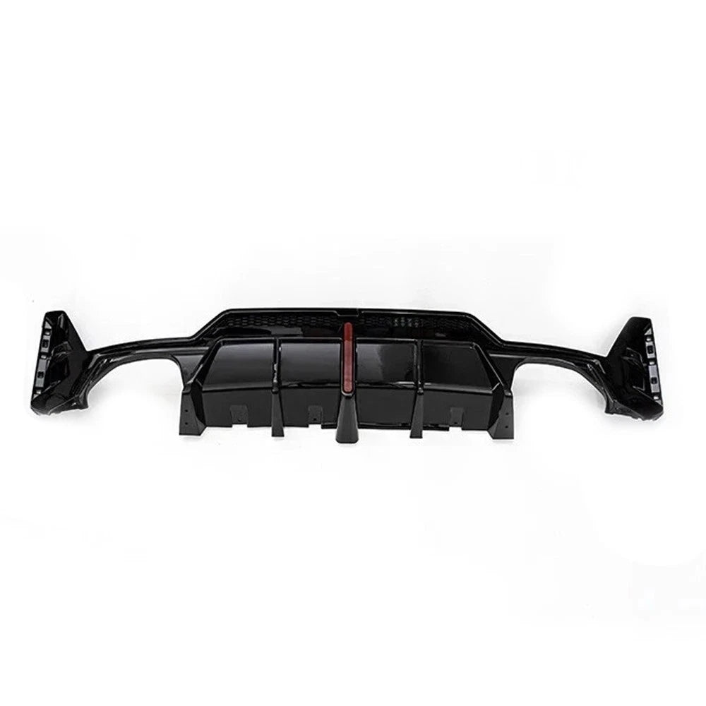 FOR BMW 3 Series G20 G21 LCI REAR DIFFUSER SPOILER LIP W/ LED LIGHT 2023 ONWARDS