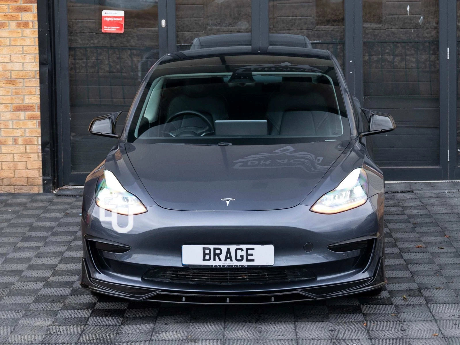 FOR TESLA MODEL 3 AERO KIT FRONT SPLITTER REAR DIFFUSER SKIRT BODYKIT BODY KIT