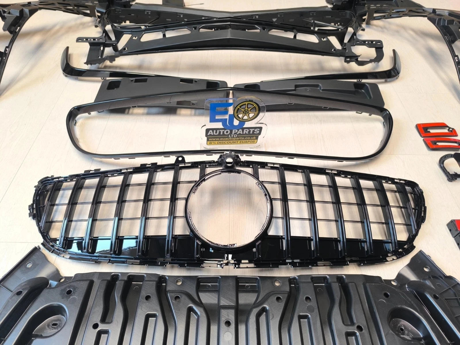 FOR MERCEDES CLS W218 X218 C218 AMG STYLE FRONT BUMPER KIT W/GT GRILLE 2015-2017