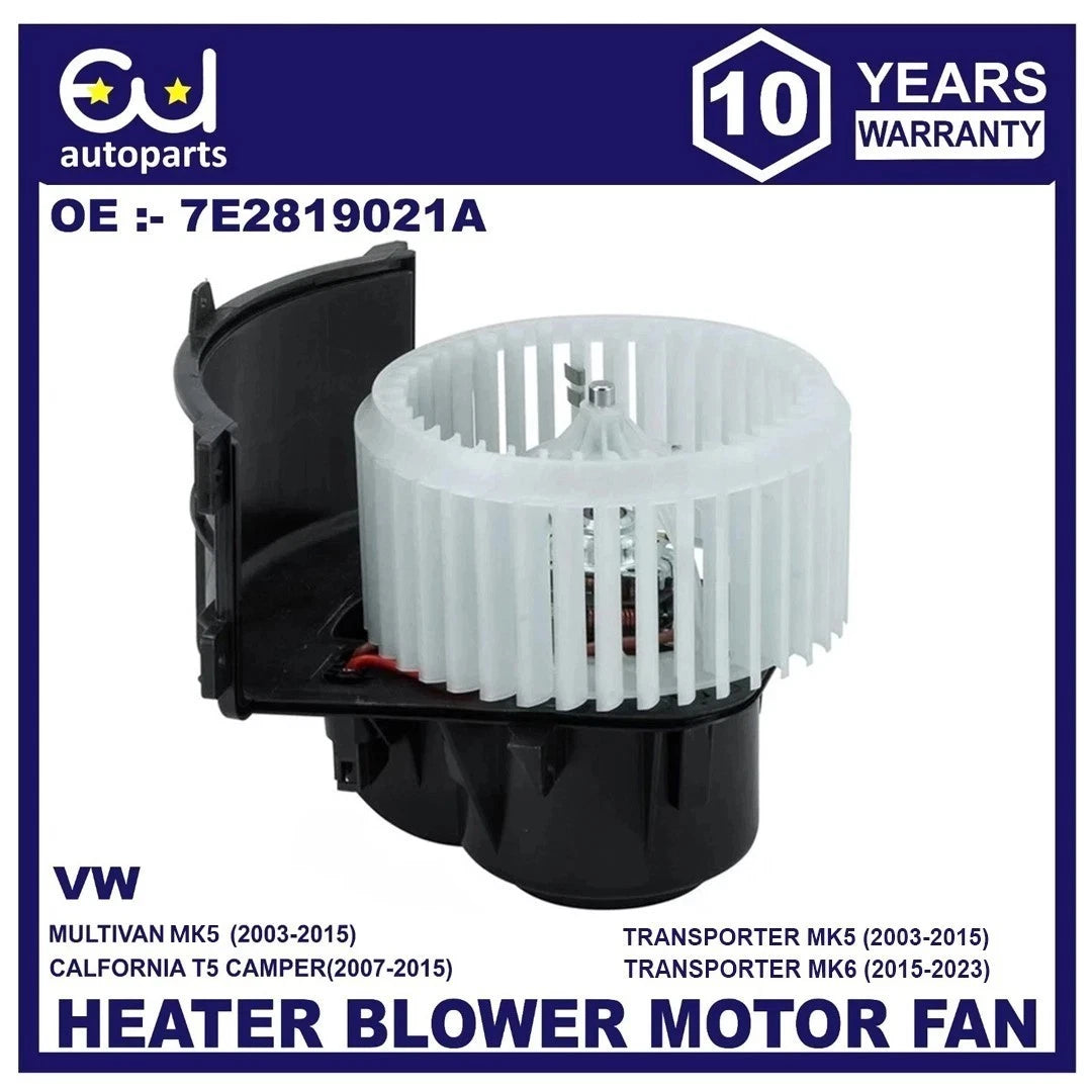 HEATER BLOWER MOTOR FAN FOR VW MULTIVAN TRANSPORTER CARAVELLE T5 T6 SHARAN 03-22