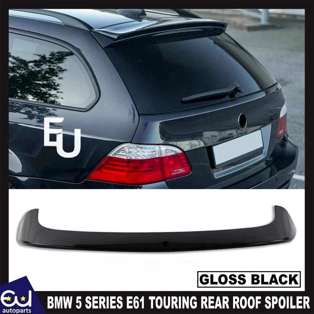 FOR BMW 5 SERIES E61 TOURING REAR ROOF SPOILER LIP WING BOOT VALANCE GLOSS 03-10