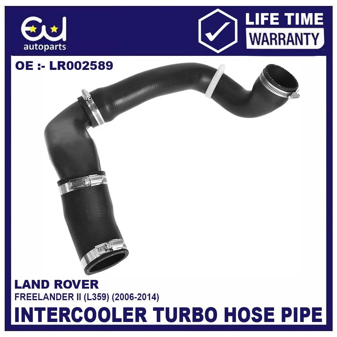 INTERCOOLER TO MANIFOLD HOSE PIPE LR002589 FOR LAND ROVER FREELANDER 2 2.2 TD4