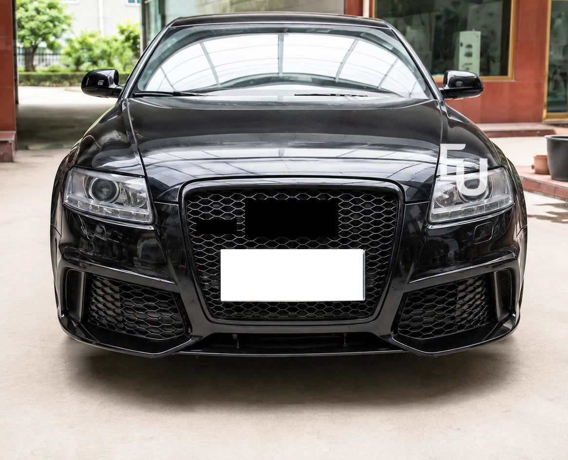 RS6 LOOK FRONT BUMPER CONVERSION BODYKIT FOR AUDI A6 S6 C6 2008-2011 FACELIFT