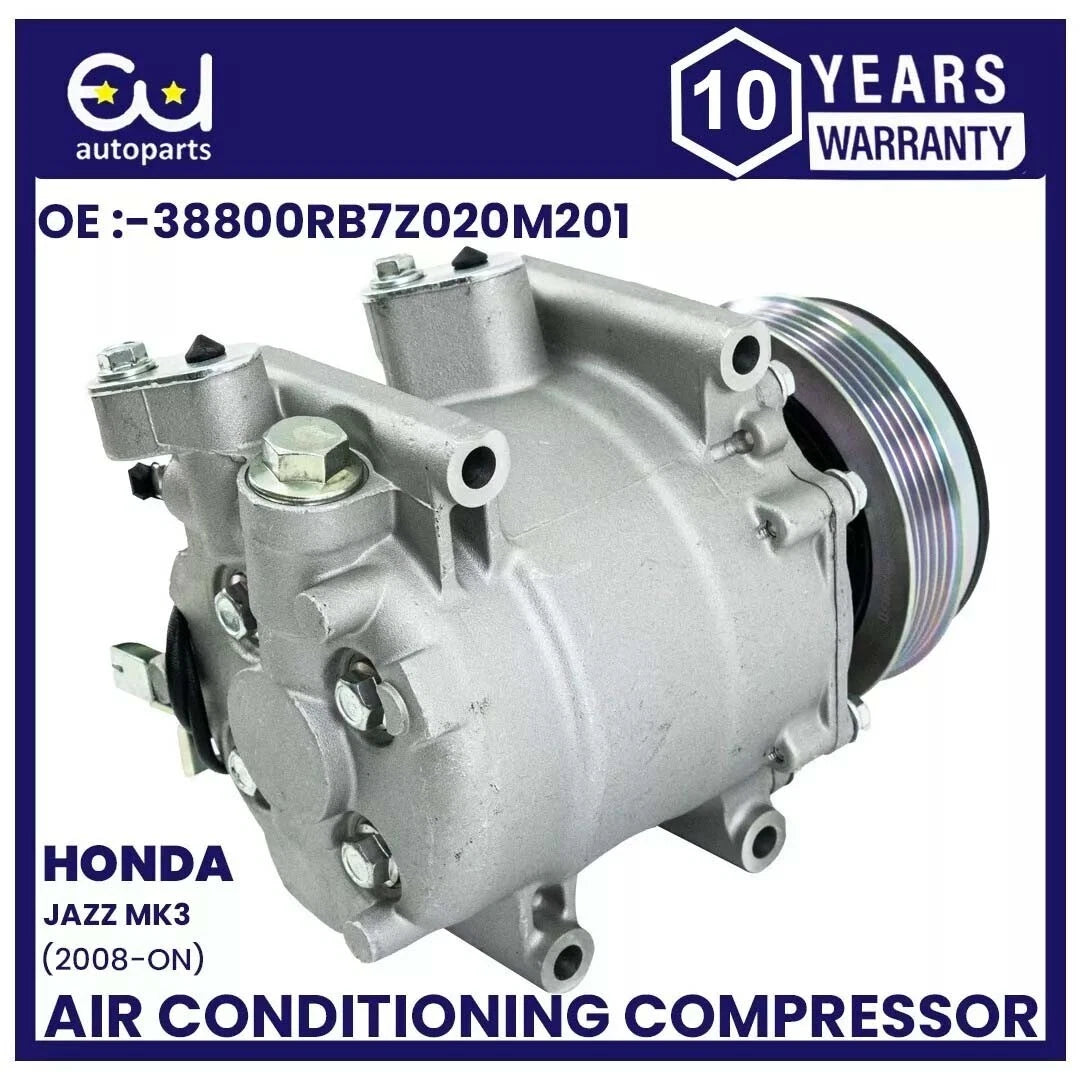 AIR CON AC A/C COMPRESSOR PUMP FOR HONDA JAZZ MK3 1.2 1.3 1.4 38810RB0006 2008+
