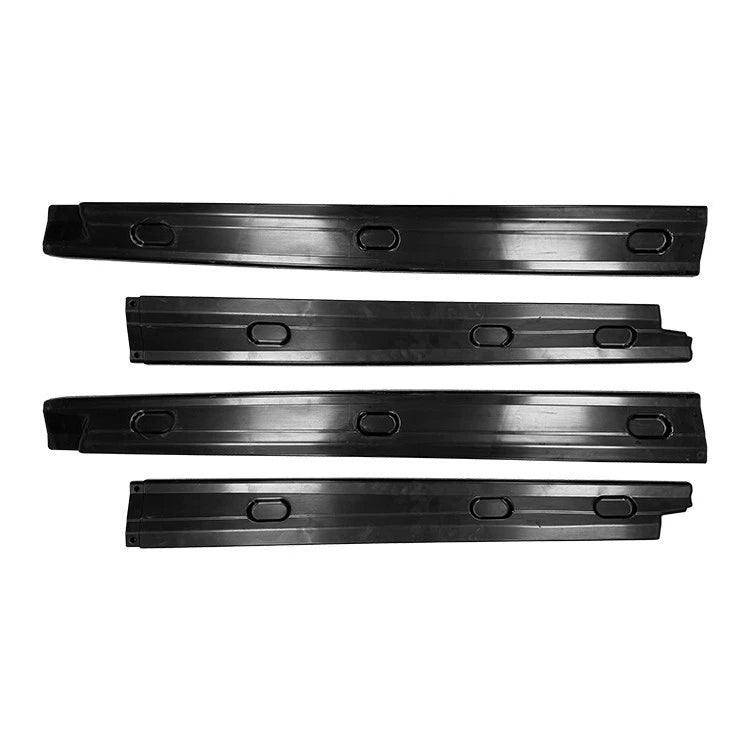 FOR VOLKSWAGEN CADDY LWB MK5 SIDE SKIRT EXTENSIONS GLOSS BLACK 2020+