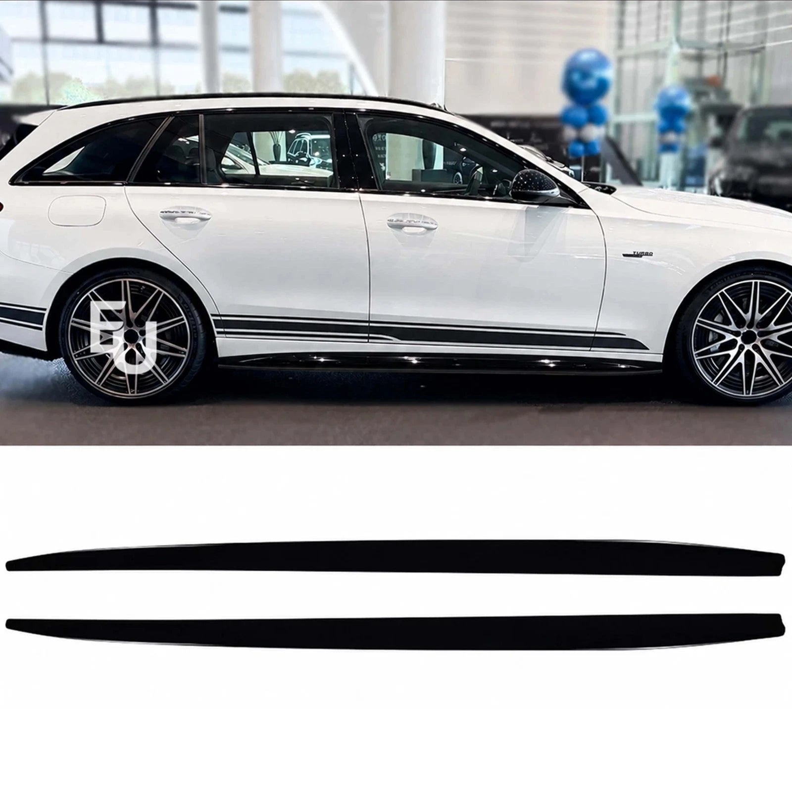 FOR MERCEDES C CLASS W206 C63 AMG REAR DIFFUSER LIP FRONT SPLITTER BODYKIT 2021+