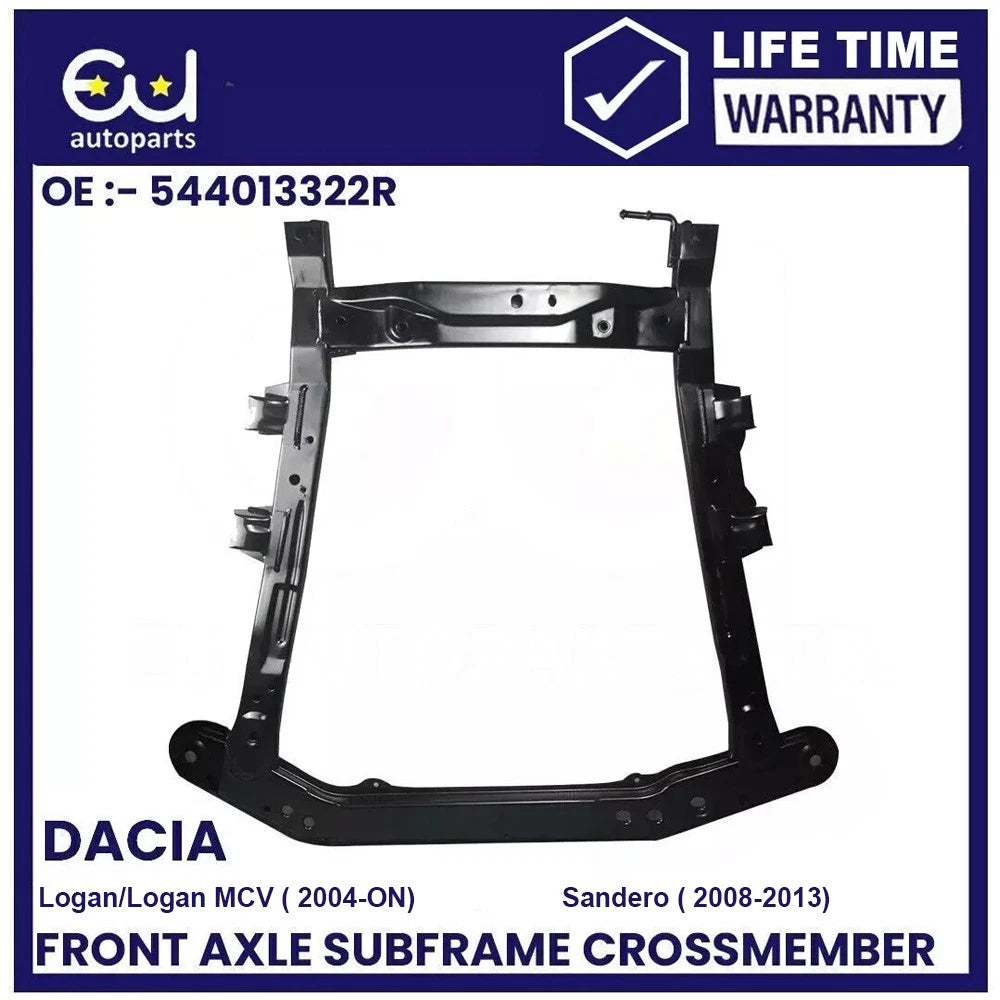 FRONT AXLE SUBFRAME CROSSMEMBER FOR RENAULT DACIA LOGAN MCV SANDERO 544013322R