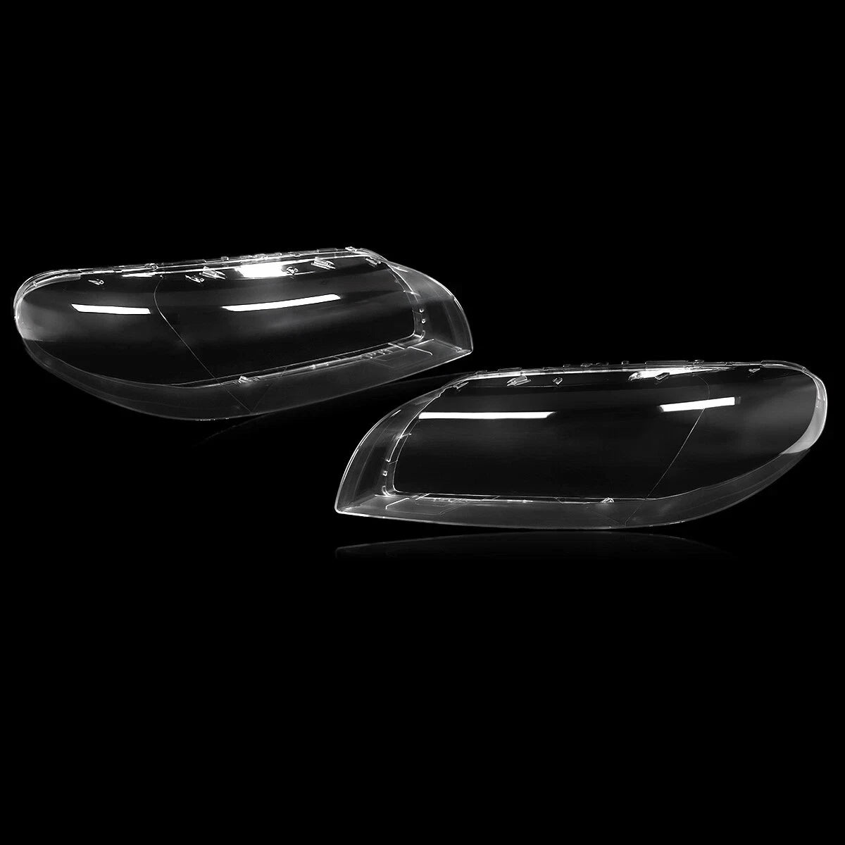 FOR VOLVO S80 MK2 124 LEFT RIGHT SIDE PAIR FRONT HEADLIGHT LAMP LENS COVER 09-16