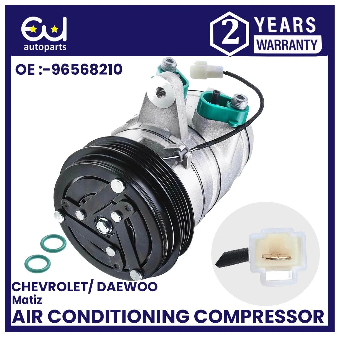 NEW AIR CONDITIONING AC COMPRESSOR FOR CHEVROLET DAEWOO MATIZ M100 M150 0.8 1.0