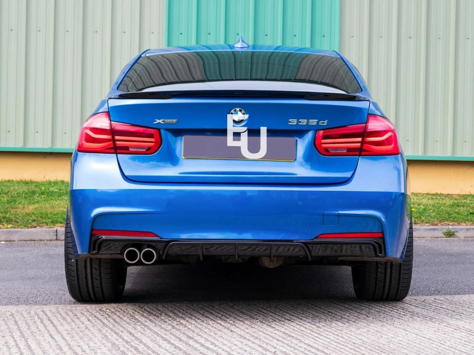 FOR BMW 3 SERIES F30 REAR BUMPER PRIMED M SPORT WITH PARKING SENSOR HOLES 11-19