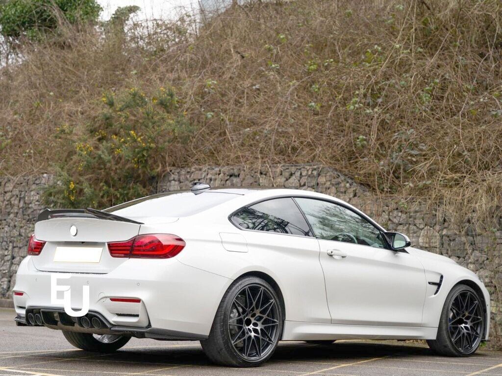 FOR BMW M3 M4 F80 F82 F83 FRONT SPLITTER LIP & REAR DIFFUSER BODYKIT CARBON LOOK