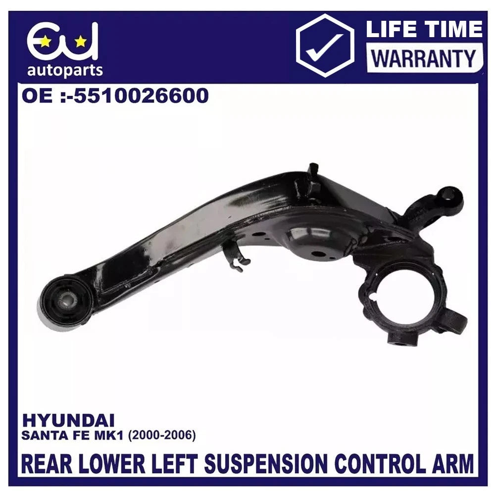 REAR LEFT LOWER SUSPENSION CONTROL TRAILING ARM FOR HYUNDAI SANTA FE MK1 00-06