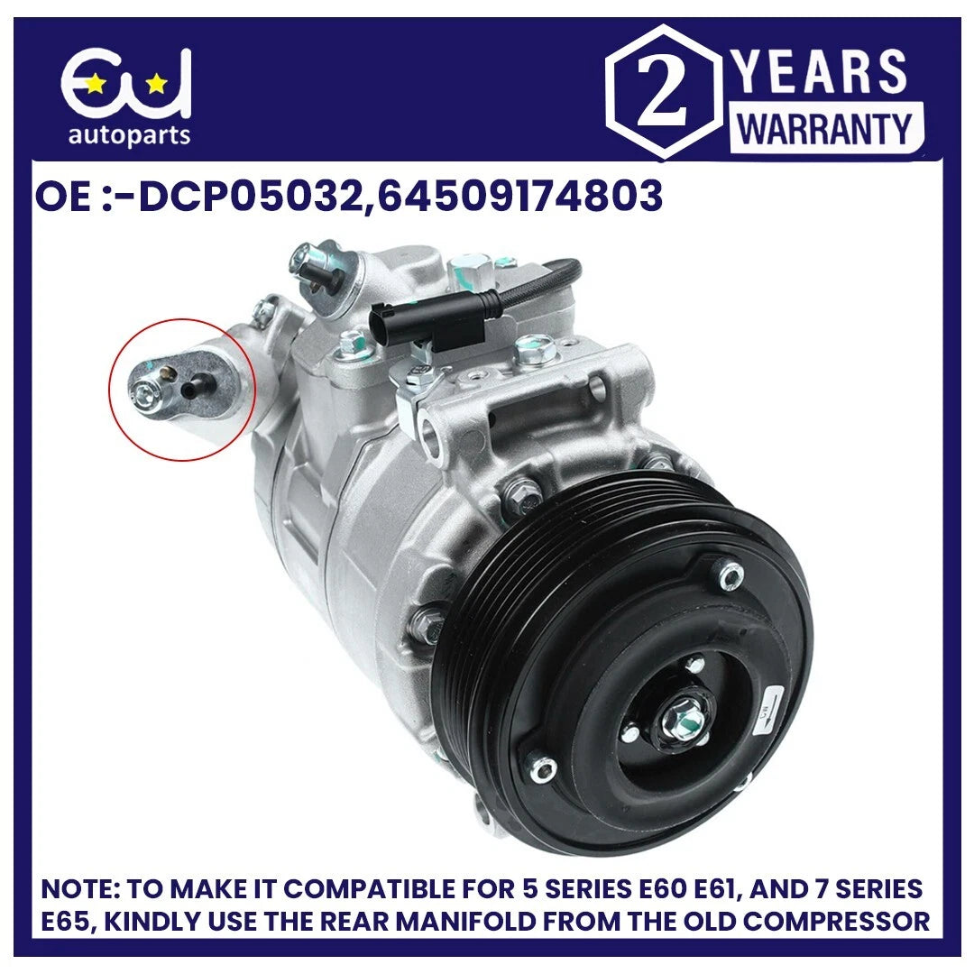 AIR CON A/C COMPRESSOR FOR BMW 1 3 SERIES E90 E91 E92 E93 E81 E87 E88 X1 E84