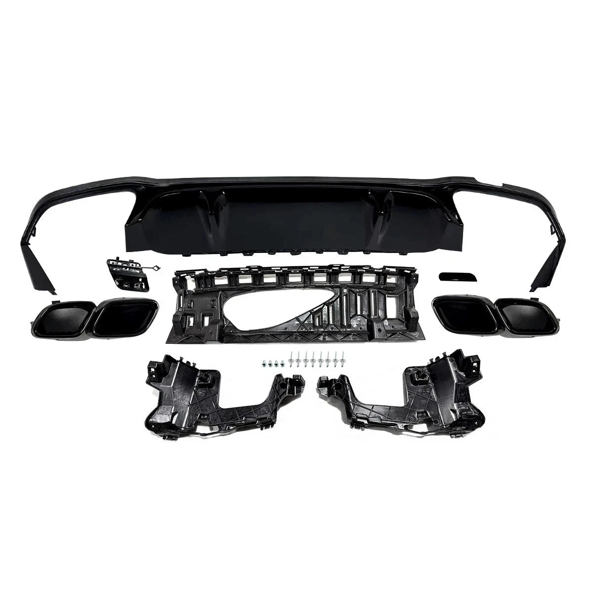 FOR MERCEDES E CLASS W213 LCI SALOON ESTATE E63 LOOK AMG REAR DIFFUSER 2021+