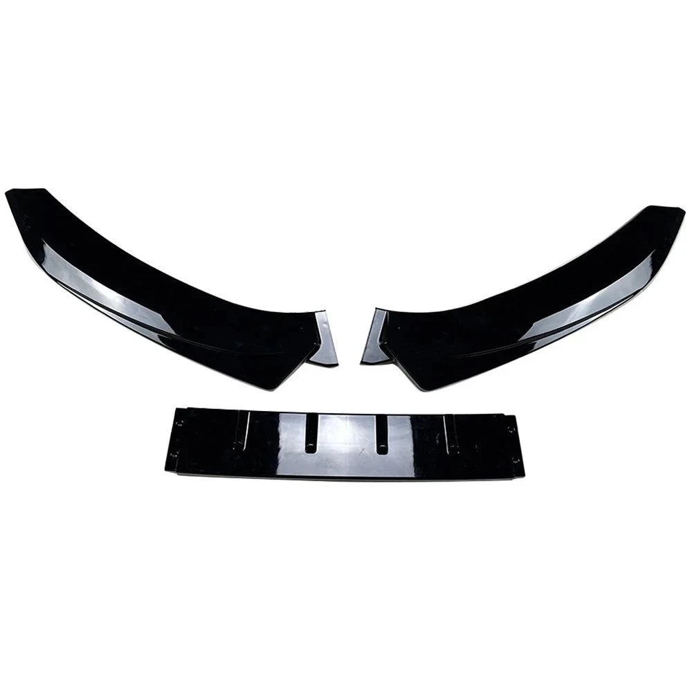 FOR AUDI A5 S LINE S5 8T 8F FRONT BUMPER SPLITTER SPOILER LIP GLOSS BLACK 12-17