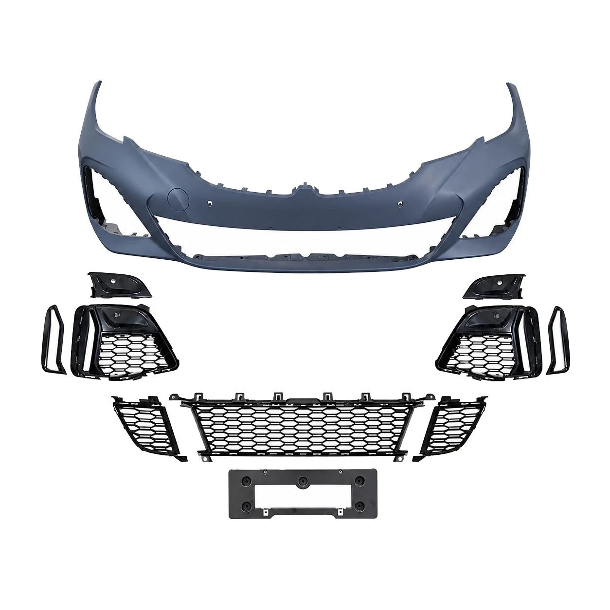 M SPORT LOOK FRONT BUMPER CONVERSION M340I FOR BMW 3 SERIES G20 G21 19-22 PDC