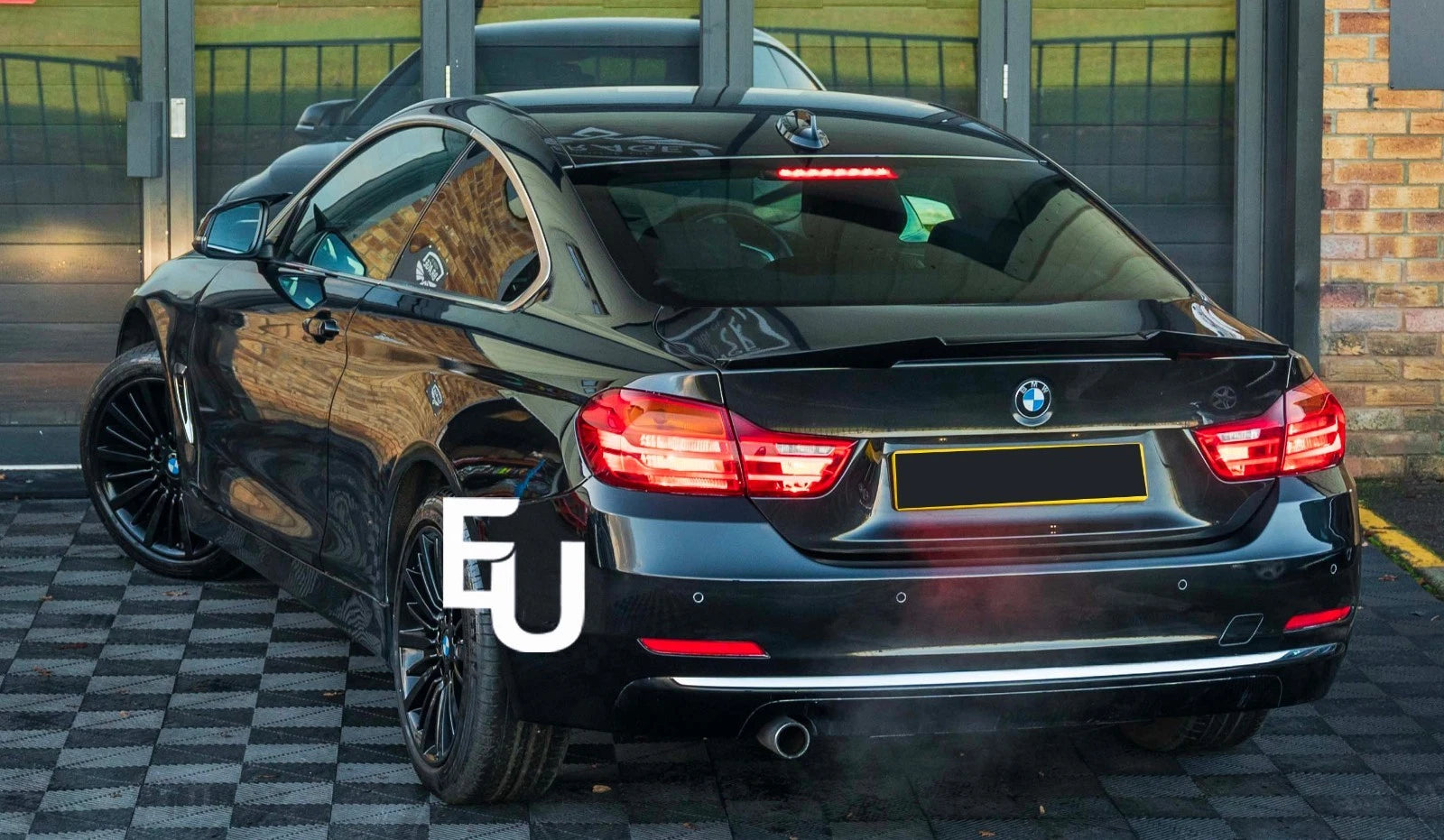 FOR BMW 4 SERIES F32 GLOSS BLACK M4 STYLE REAR BOOT SPOILER COUPE 2013-2020
