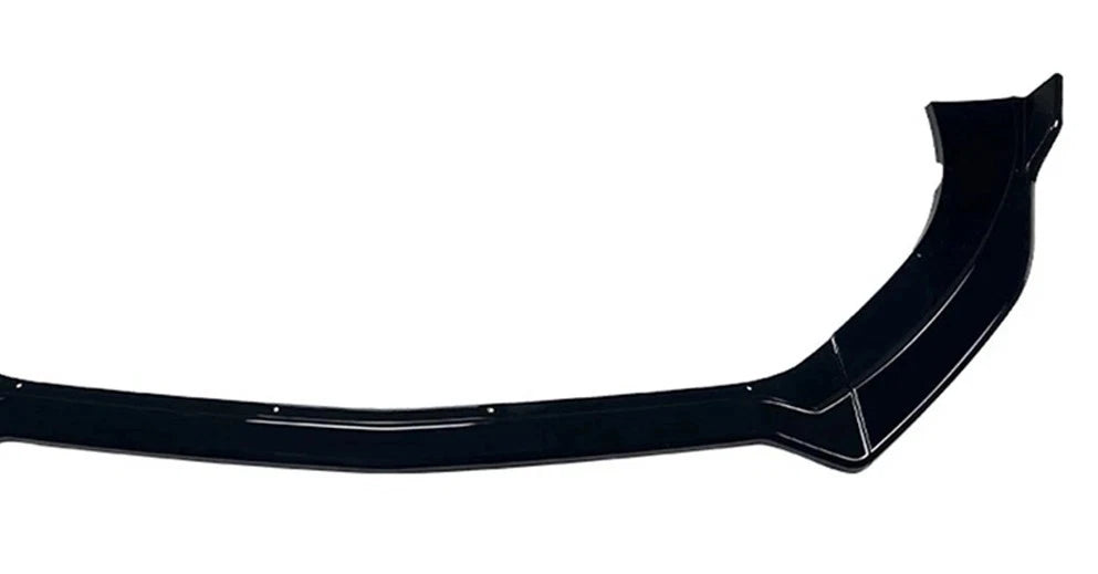 FOR FORD MUSTANG MK6 FRONT BUMPER LIP SPLITTER GLOSS BLACK KIT 2015-2017