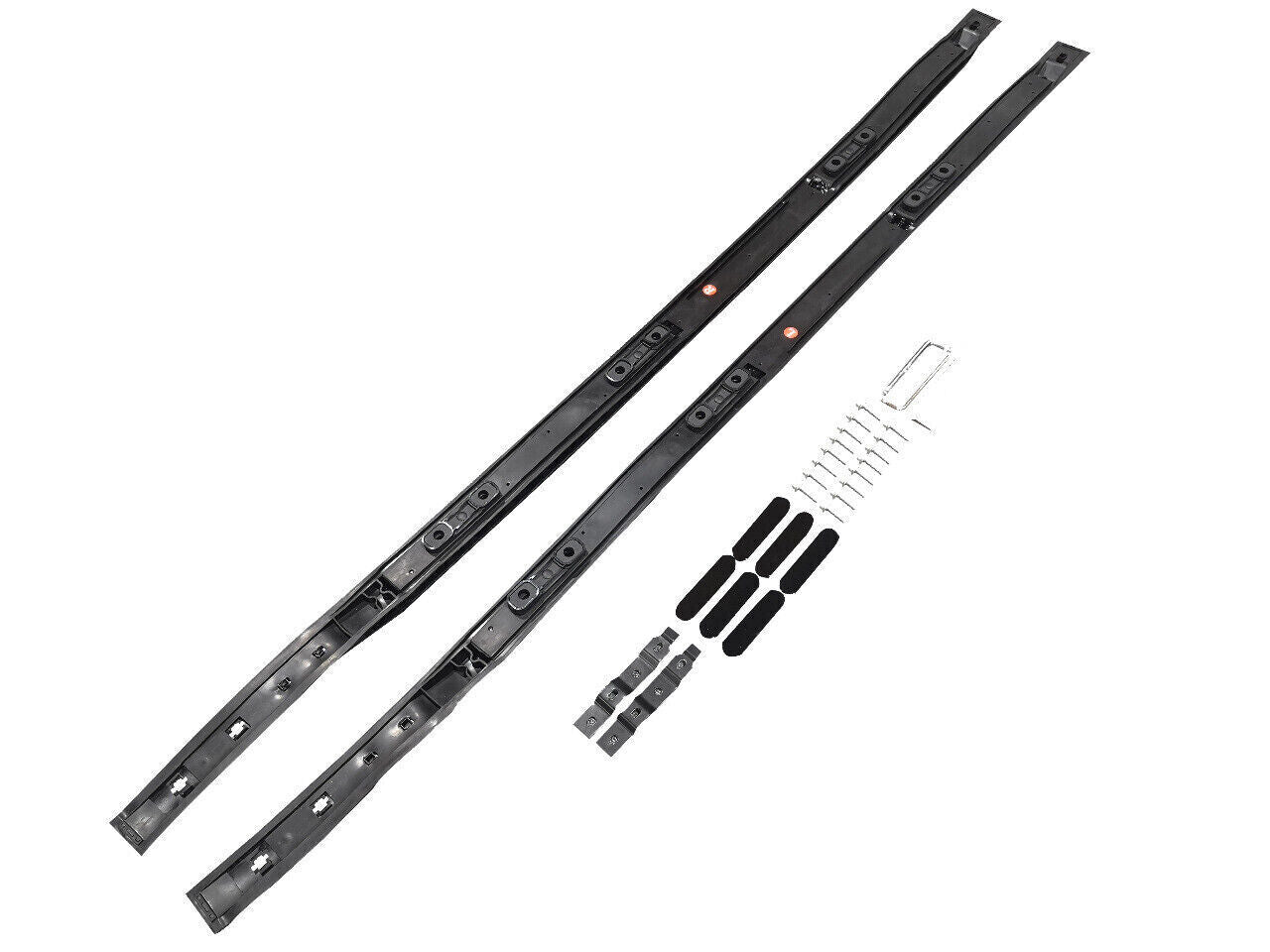 FOR LAND ROVER DEFENDER 90 L663 ROOF RAIL CROSS BARS LOCKABLE BLACK STYLE 2020+