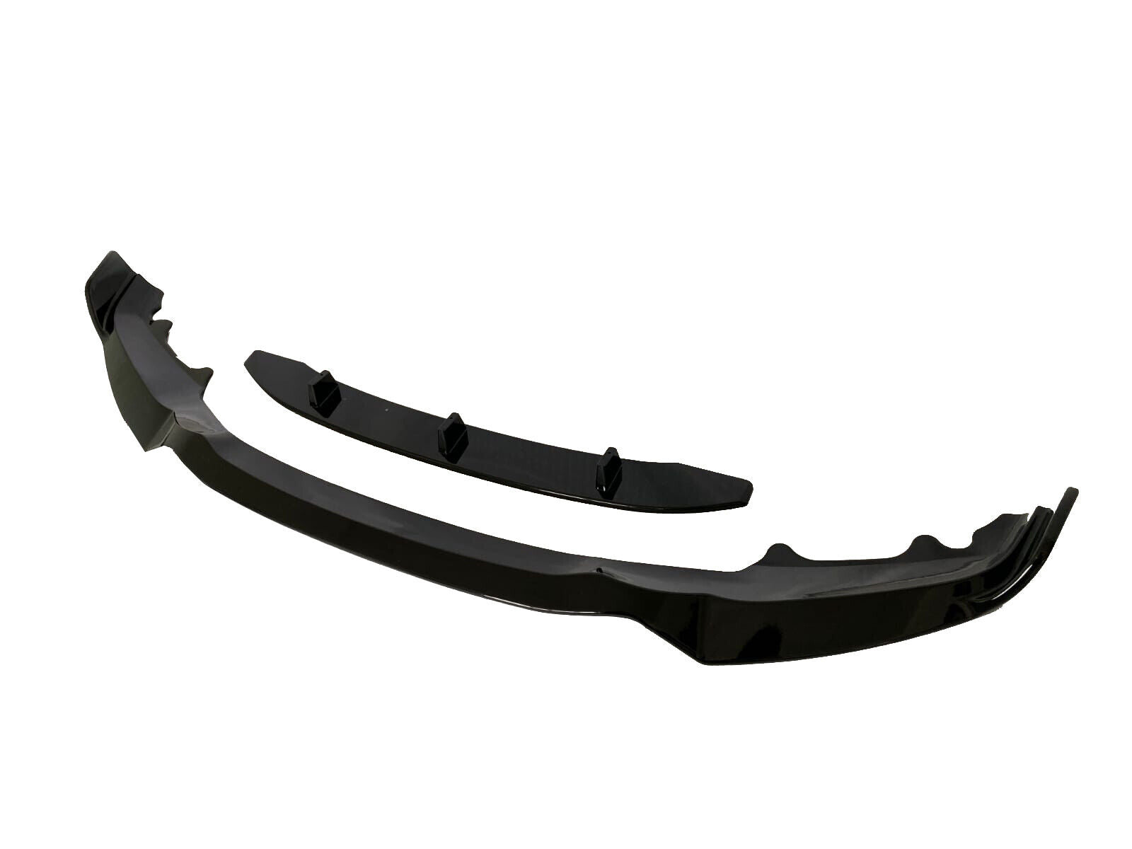 FOR BMW X5 F15 M SPORT FRONT BUMPER SPLITTER LIP SPOILER KIT GLOSS BLK 2013-2018