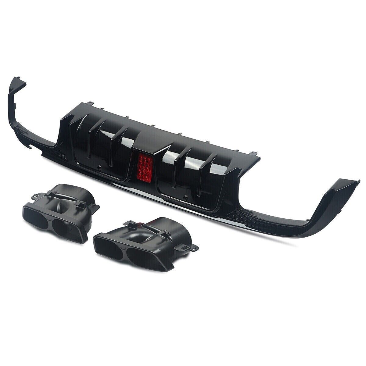 FOR MERCEDES C63 W205 15-18 BODYKIT BODY KIT FRONT SPLITTER REAR DIFFUSER SKIRT