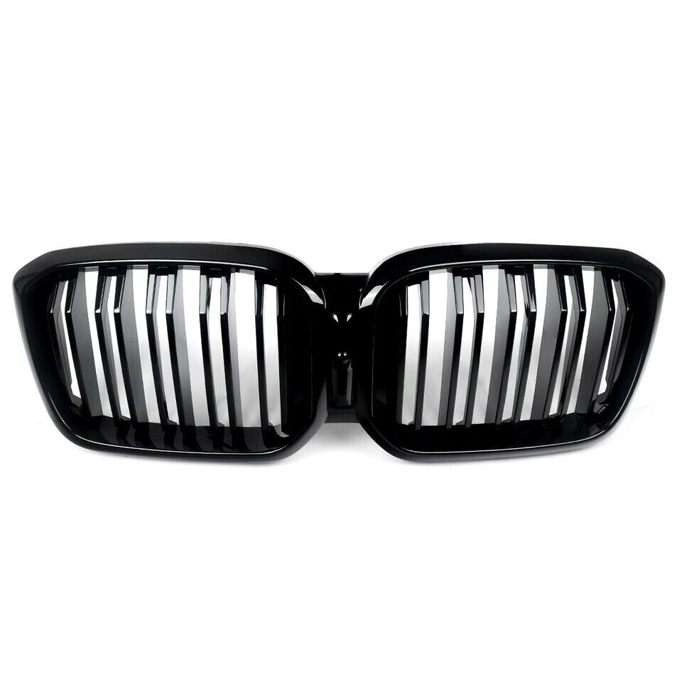 FOR BMW X3 G01 X4 G02 LCI GLOSS FRONT KIDNEY GRILLE GRILL DUAL TWIN FACELIFT 22+