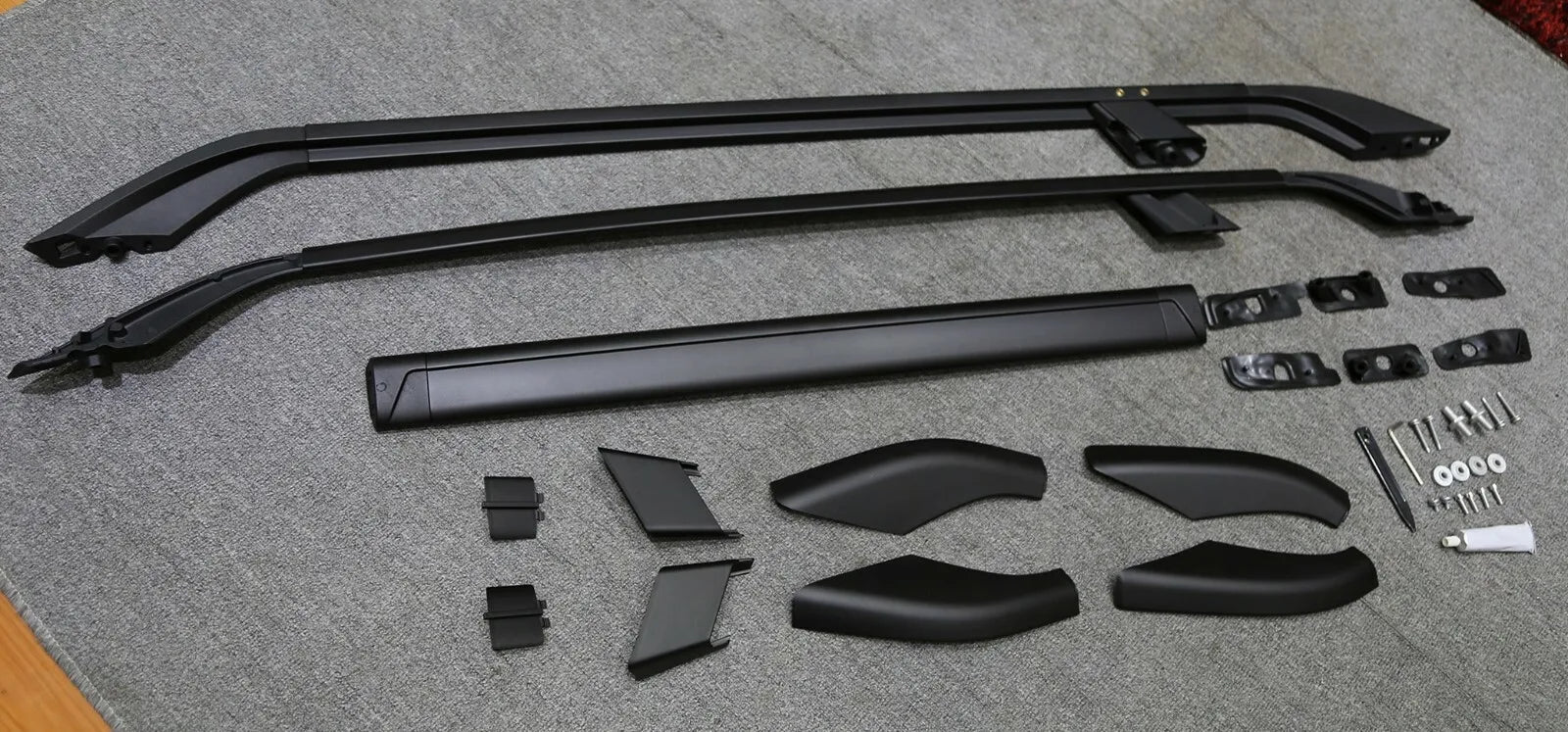 FOR LAND ROVER FREELANDER 2 L359 ROOF RAILS CROSS BAR RACK BLACK OEM STYLE 06-14