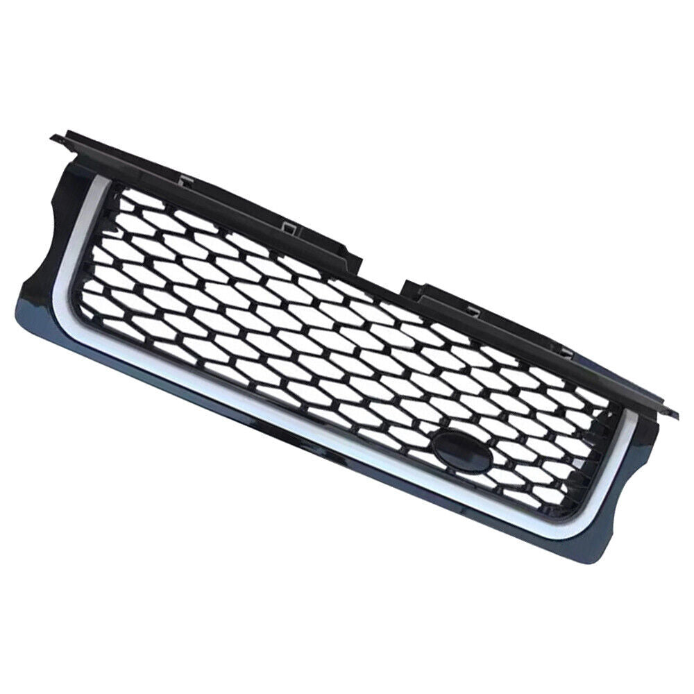 SILVER BLACK FRONT GRILLE SIDE VENTS FIT RANGE ROVER SPORT AUTOBIOGRAPHY 2005-09