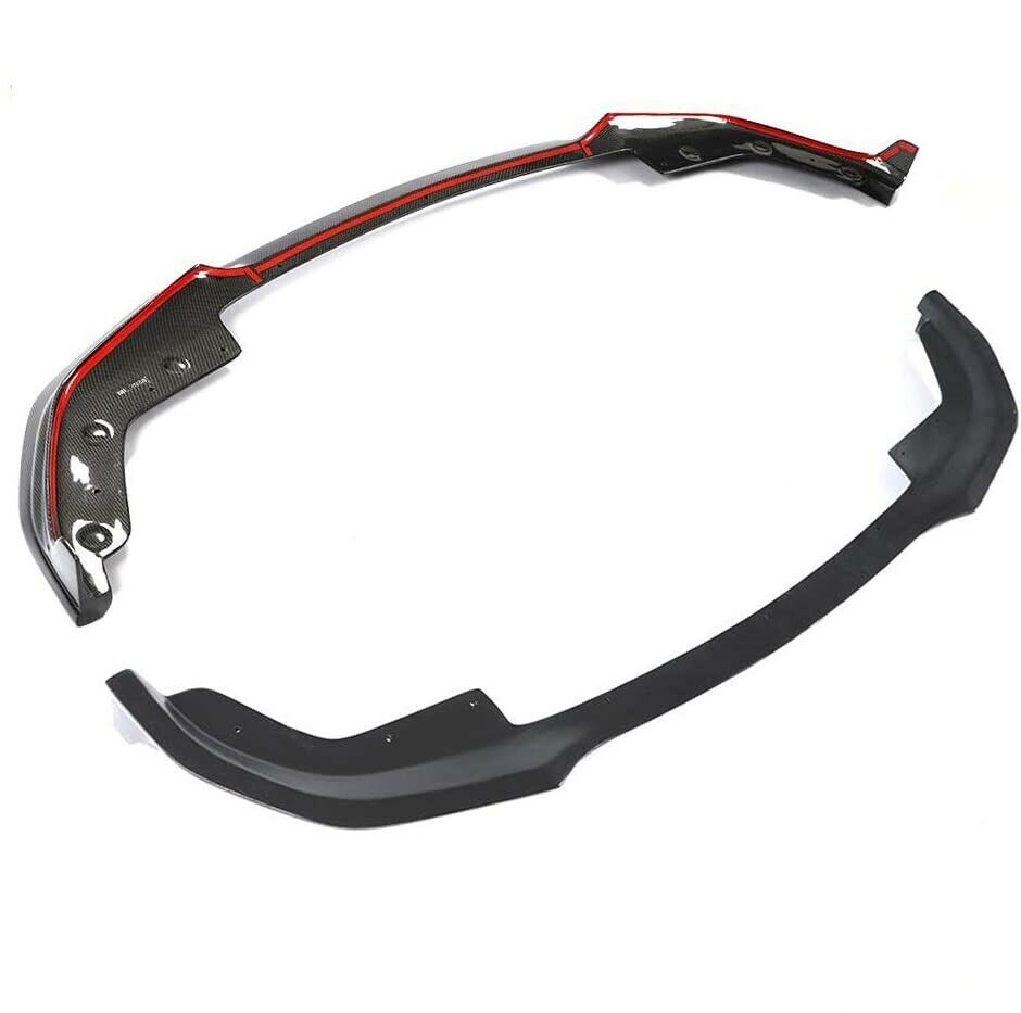 FOR BMW 3 SERIES G20 BODY KIT CARBON LOOK FRONT SPLITTER REAR DIFFUSER SPOILER